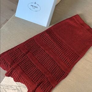 BCBG Midi Crochet Skirt. XS